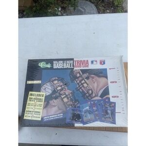 VTG 1991 Classic Major League Baseball Trivia Board Game Collector's Ed Sealed